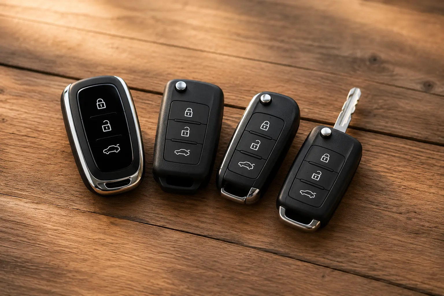 Car keys and chip keys