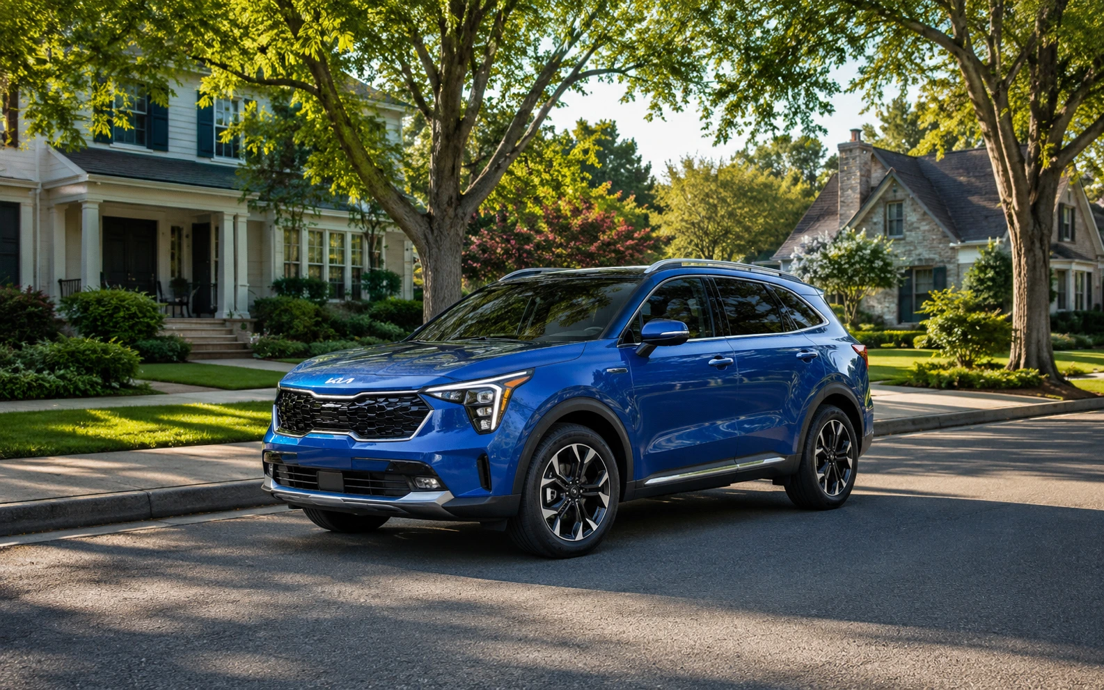 SUV and family car